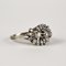 Vintage French White Gold Ring 1