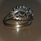 Vintage French White Gold Ring 8