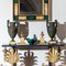 Italian Wall Mirrors in Giallo Siena and Malachite, Set of 2 10