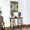 Italian Wall Mirrors in Giallo Siena and Malachite, Set of 2 11