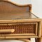 Italian Cane and Bamboo Dressing Table 7