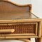 Italian Cane and Bamboo Dressing Table, Image 7