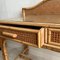 Italian Cane and Bamboo Dressing Table 9
