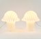 Lampes de Bureau Champignon Rayé de Peill & Putzler, 1970s, Set de 2 6