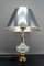 Lámpara en forma de piña de cristal y metal patinado de Maison Charles para Baccarat, 1950, Imagen 1