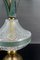 Ananas Lampe aus Kristallglas & patiniertem Metall von Maison Charles für Baccarat, 1950 2