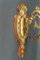 Louis XV Wandleuchten mit Gestell aus Nussholz & Glastulpen, 1890er, 2er Set 9