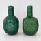 Grüne Lackierte Vintage Keramikvase von Aldo Londi für Bitossi, Italien, 1970er 2
