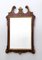 Vintage Wall Mirror with Ebonized Beech Frame and Cast Brass Details, 1960s, Image 1