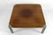 Walnut and Aluminum Coffee Table by Osvaldo Borsani for Tecno, 1960s 2