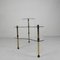 Kidney Shaped Etagere with Three Glass Plates, 1950s, Image 12