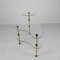 Kidney Shaped Etagere with Three Glass Plates, 1950s 5