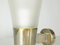 Mid-Century Modern Frosted Glass and Chrome-Plated Metal Sconces by Pietro Chiesa for Fontana Arte, Set of 2, Image 12