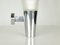 Mid-Century Modern Frosted Glass and Chrome-Plated Metal Sconces by Pietro Chiesa for Fontana Arte, Set of 2 5