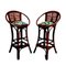 Tabourets de Bar Vintage en Osier, Espagne, Set de 2 9