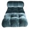 Canapé Modulable Camaleonda en Velours de Coton Bleu par Mario Bellini pour B&B Italia, 1972, Set de 7 15
