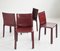 Chaises Cab 412 par Mario Bellini pour Cassina, 1980, Set de 4 2