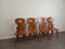 Chaises Vintage Brutaliste, 1950s, Set de 4 2