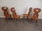 Vintage Brutalist Chairs, 1950s, Set of 4 14