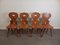 Vintage Brutalist Chairs, 1950s, Set of 4, Image 1