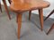 Vintage Brutalist Chairs, 1950s, Set of 4, Image 4