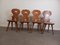 Vintage Brutalist Chairs, 1950s, Set of 4 11