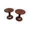 Vintage Walnut Rocchetto Side Tables by Ettore Sottsass for Poltronova, 1964, Set of 2, Image 1