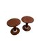 Vintage Walnut Rocchetto Side Tables by Ettore Sottsass for Poltronova, 1964, Set of 2, Image 2