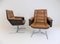 Leather Armchairs by Herbert Hirche for Mauser Werke Waldeck, 1970s, Set of 2 3