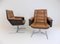 Leather Armchairs by Herbert Hirche for Mauser Werke Waldeck, 1970s, Set of 2, Image 3