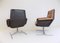 Leather Armchairs by Herbert Hirche for Mauser Werke Waldeck, 1970s, Set of 2 12