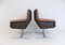 Leather Armchairs by Herbert Hirche for Mauser Werke Waldeck, 1970s, Set of 2 2