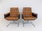 Leather Armchairs by Herbert Hirche for Mauser Werke Waldeck, 1970s, Set of 2 6