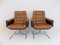 Leather Armchairs by Herbert Hirche for Mauser Werke Waldeck, 1970s, Set of 2, Image 6