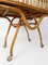 Mid-Century Bar Cart in Bamboo Cane and Rattan, 1960s, Image 6