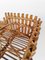 Mid-Century Bar Cart in Bamboo Cane and Rattan, 1960s 9