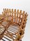 Mid-Century Bar Cart in Bamboo Cane and Rattan, 1960s, Image 9