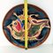 Vide-Poche vintage de cobre con peces pintados a mano, años 50, Imagen 4