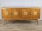 Italian Sideboard in Maple with Decorated Panels, 1950 1