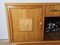 Italian Sideboard with Sliding Glass and Processed Edges, 1950 10