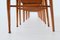 Belgian Dining Chairs in Walnut, 1960, Set of 6 12