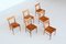 Belgian Dining Chairs in Walnut, 1960, Set of 6 7