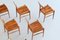 Belgian Dining Chairs in Walnut, 1960, Set of 6 8