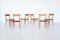 Belgian Dining Chairs in Walnut, 1960, Set of 6, Image 1