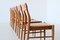 Belgian Dining Chairs in Walnut, 1960, Set of 6 11