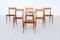 Belgian Dining Chairs in Walnut, 1960, Set of 6 6