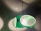 Vintage UFO Ceilings Lamp in Green from Massive Belgium, 1970s, Image 17