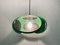 Vintage UFO Ceilings Lamp in Green from Massive Belgium, 1970s, Image 12