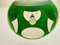 Vintage UFO Ceilings Lamp in Green from Massive Belgium, 1970s, Image 7
