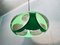 Vintage UFO Ceilings Lamp in Green from Massive Belgium, 1970s, Image 13